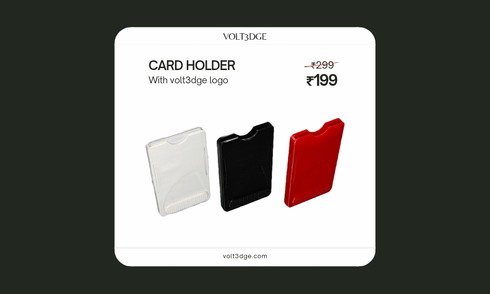 3D Printed Card Holder